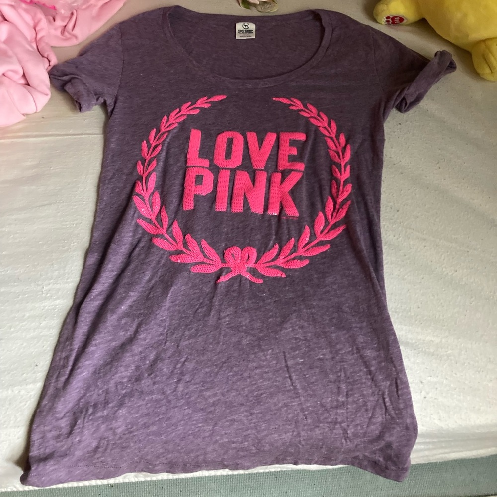 LOVE PINK short sleeve tee